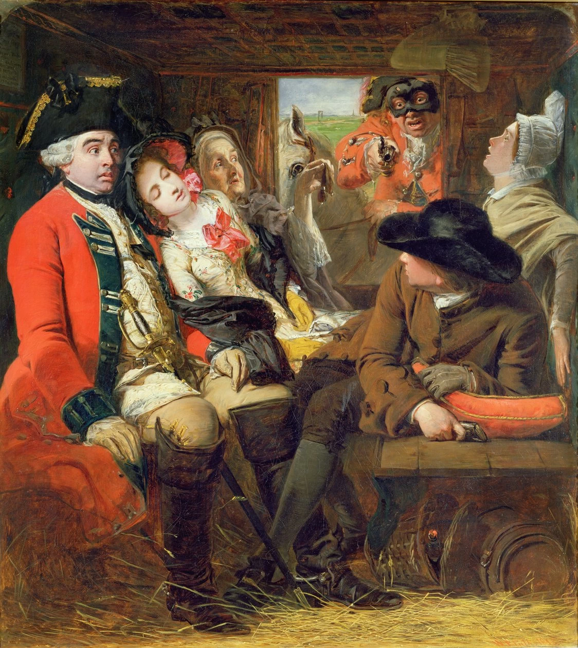 Un'Avventura in Diligenza, Bagshot Heath, 1848
